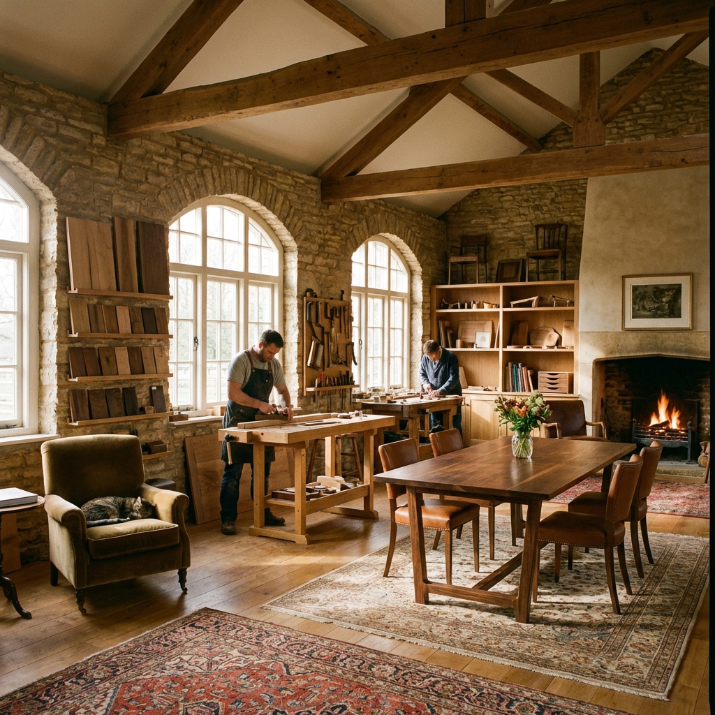 Inside our furniture workshop
