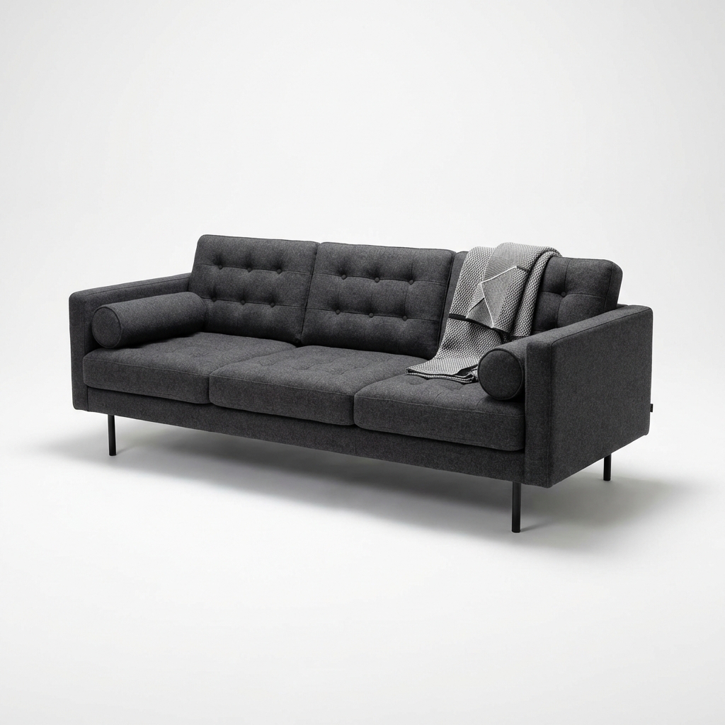 Contemporary Grey Sofa